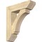 Ekena Millwork Imperial Slat Rough Sawn Bracket w/ Offset Brace, Douglas Fir, 8"W x 28"D x 32"H BKT0806X28X32IMP06RDF - alternate 1